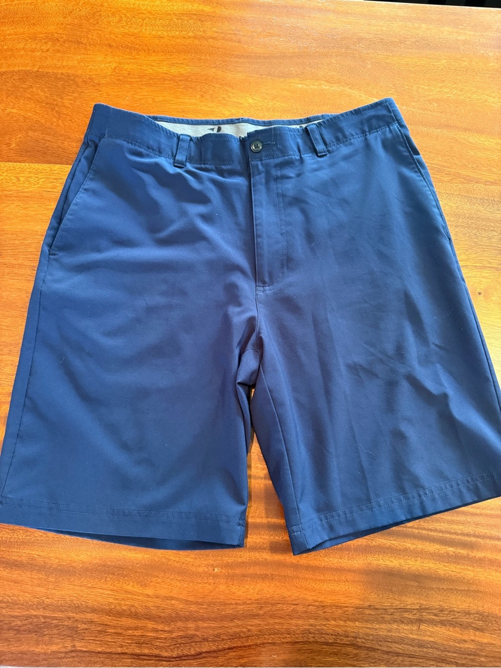 Grand Slam Men's Navy Flat Front Performance Shorts